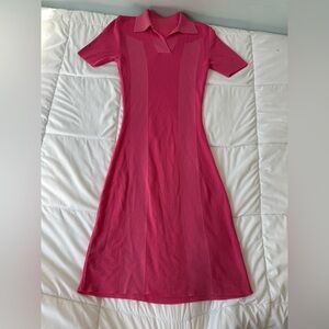 CUSTOM Jacquemus inspired Knit dress / XS / pink